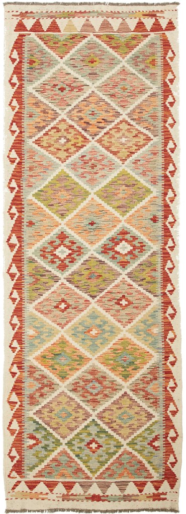 Kilim Tappeto 240x90 (Pakistan) Tessuto A Mano