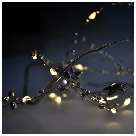 Solight 1v215 - Catena di Natale LED 20xLED/2xAA 2m bianco caldo