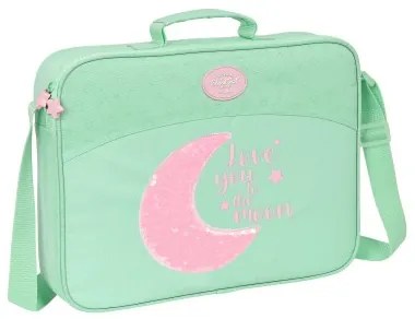 Borsa per la scuola BlackFit8 Moon Verde 38 x 28 x 6 cm