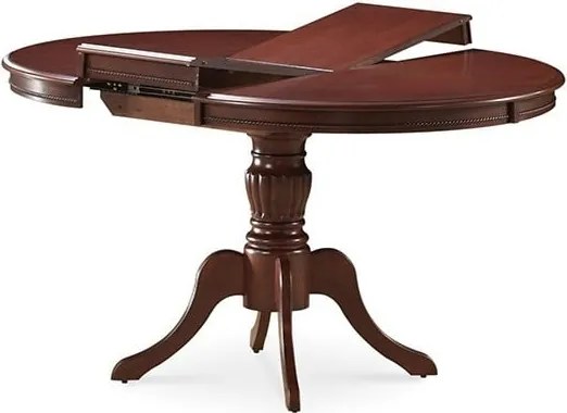 Tavolo allungabile noce scuro Olivia - L 106-141 x l 106 x h 76 cm