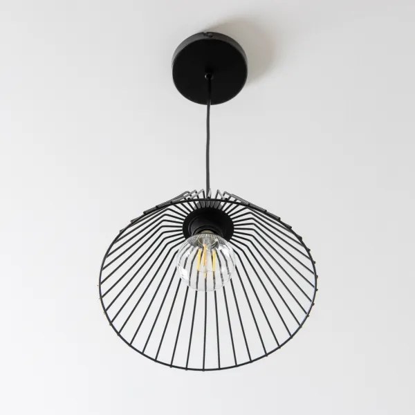 Brilagi - Lampadario LED a sospensione su cavo CERIA WIRE, 1xE27/40W/230V, Ø 30 cm, nero