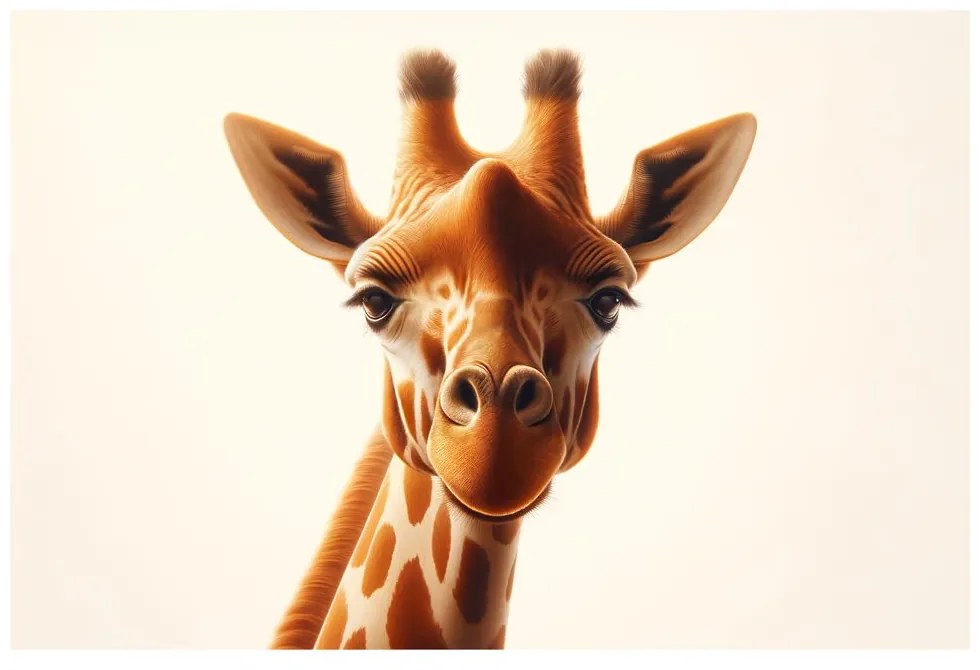 Quadro su tela – Ritratto animale di giraffa