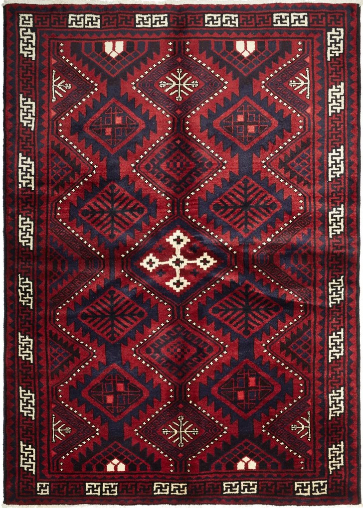 Lori Tappeto persiano 260 x 190 Rosso (Iran) Annodato A Mano