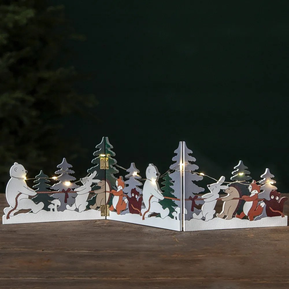 Decorazione luminosa con motivo natalizio Forest Friends - Star Trading