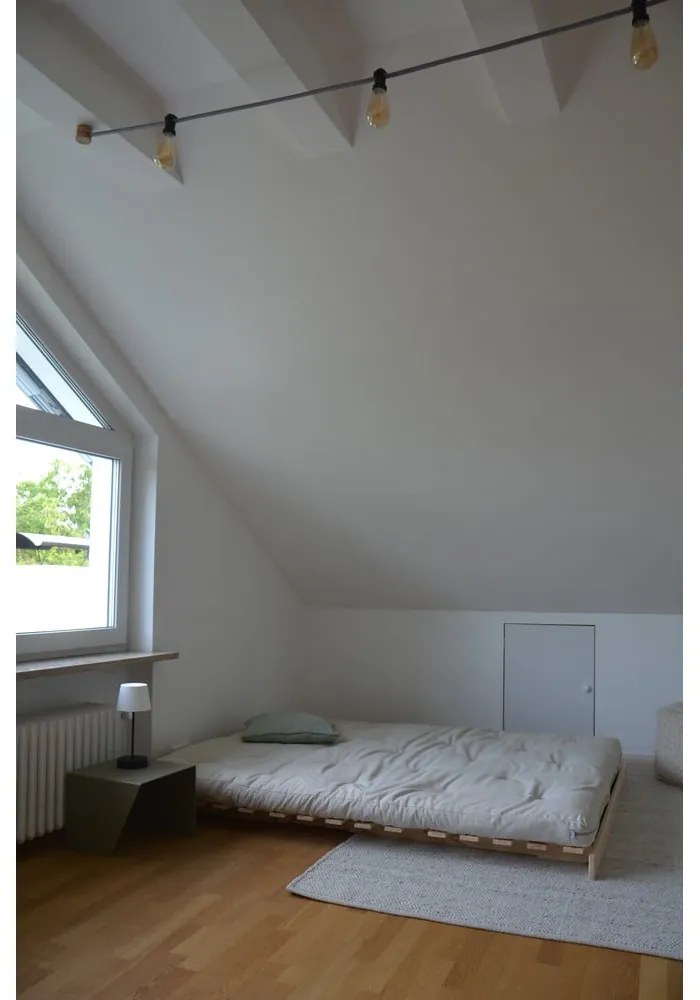 Divano letto in colore naturale 160 cm Roots - Karup Design