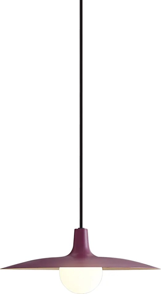 Lampada a sospensione retrò viola per sistema a binario monofase - Slimline Panzi