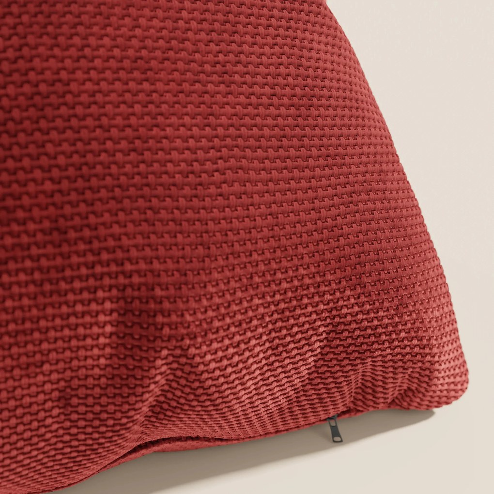 Aston cuscino disponibile in diversi colori realizzato in morbida ciniglia impermeabile dalla trama materica T26.
