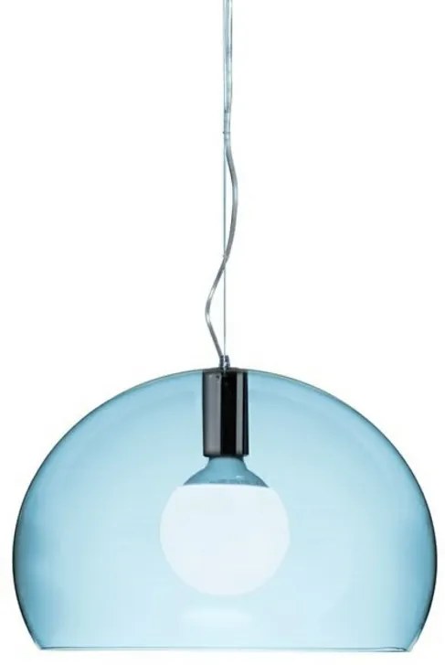 Piccolo FL/Y Lampada a Sospensione Blu Cielo - Kartell