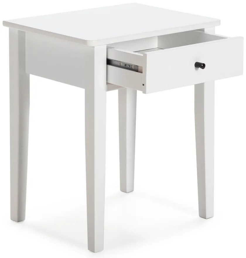 Comodino in legno di pino bianco Bart - Marckeric