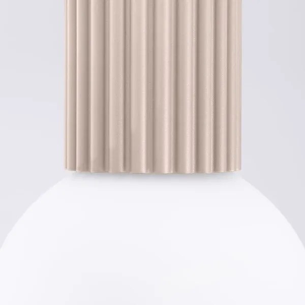 Sollux SL.1743 - Plafoniera da bagno HALO 1xG9/8W/230V IP44 beige