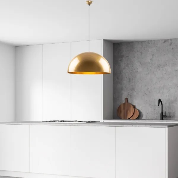 Lampadario a sospensione con filo KURE 1xE27/40W/230V oro