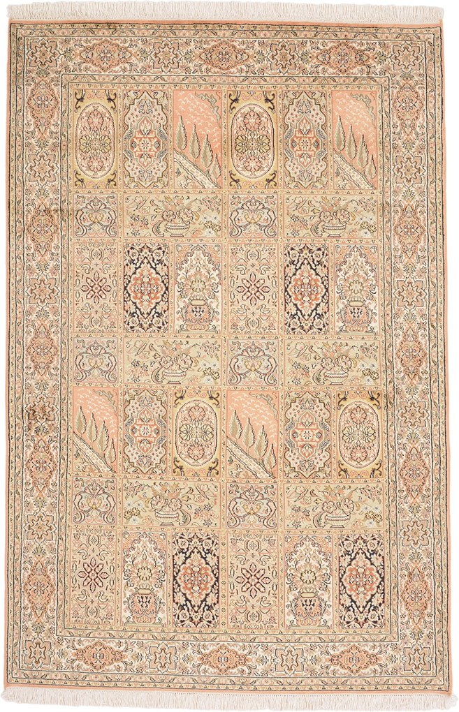 Cashmere Silk Tappeto 180x120 (Indian) Annodato A Mano