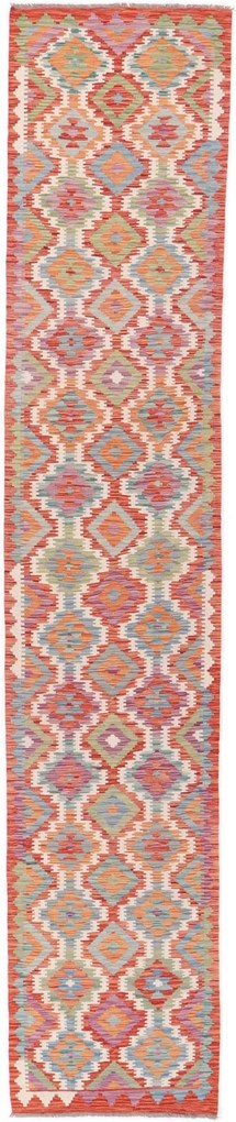 Kilim Tappeto 80x420 (Pakistan) Tessuto A Mano