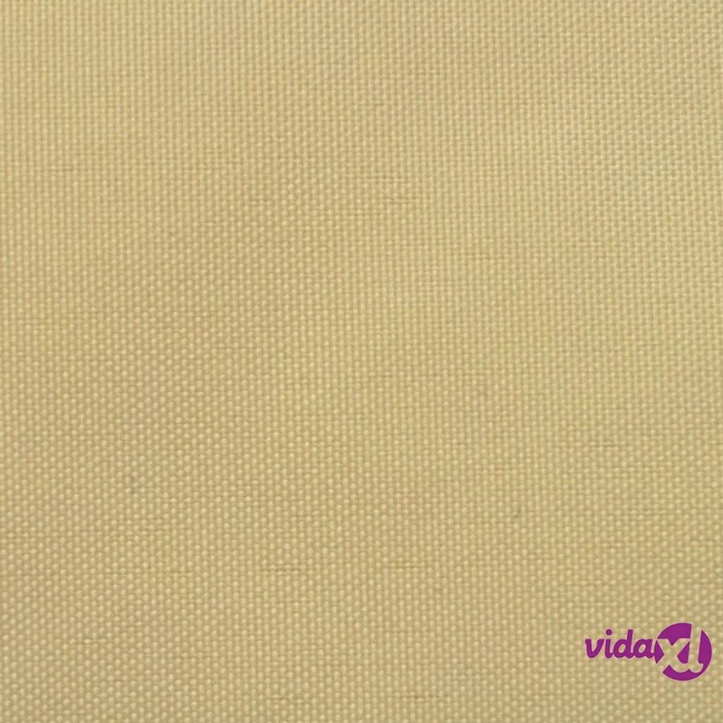 vidaXL Paravento da Balcone in Tessuto Oxford 75x600 cm Beige