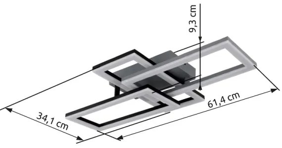 Globo 67328-24O - Plafoniera LED SAPENA LED/24W/230V