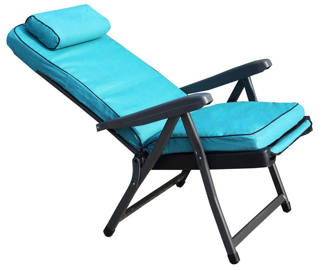 HARPER - poltrona sdraio relax reclinabile con poggiapiedi scorrevole