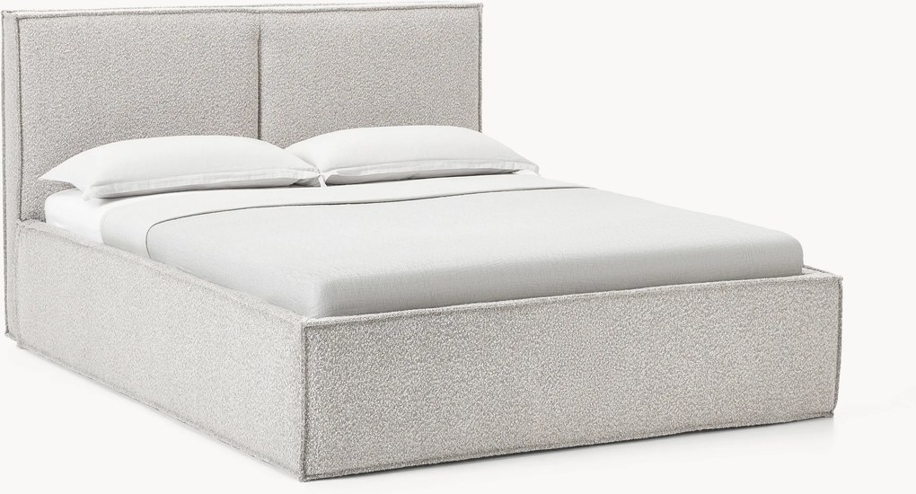 Letto imbottito in bouclé Dream