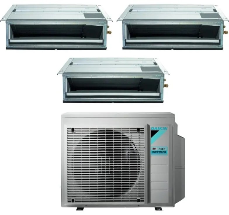 Daikin - Climatizzatore Condizionatore Bluevolution Trial Split Canalizzato Canalizzabile Inverter serie FDXM-F9 9+9+9 con 3MXM68N R-32 Wi-Fi