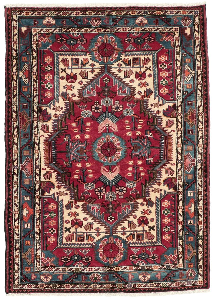 Tuyserkan Tappeto 110 x 150 Beige (Iran) Annodato A Mano