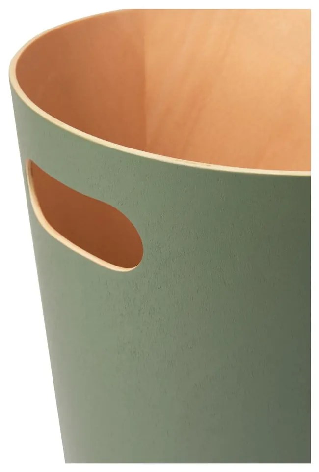Cestino per la spazzatura verde 7,5 l Woodrow – Umbra