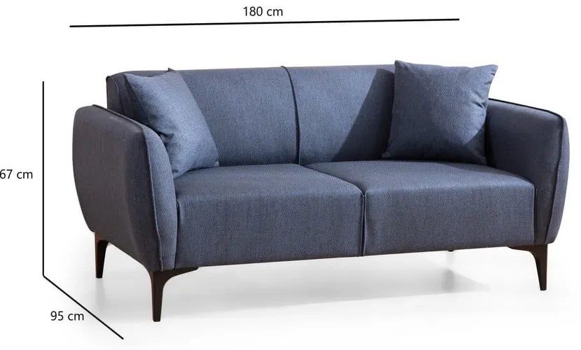 Divano blu - Belissimo - Balcab Home