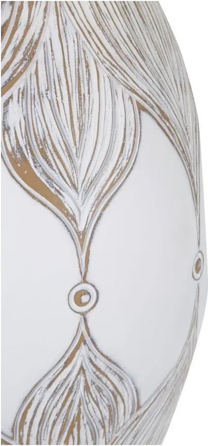 Lampada da tavolo bianca/beige con paralume in tessuto (altezza totale 67 cm) Atene – Mauro Ferretti