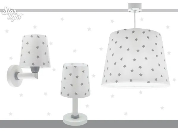 Dalber 82219B -  Applique per bambini STAR LIGHT 1xE27/60W/230V bianco
