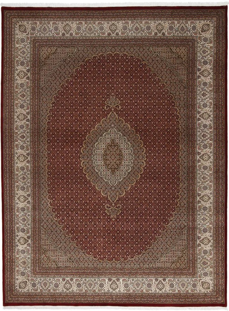 Tabriz Tappeto orientale 280 x 370 Beige (Indian) Annodato A Mano