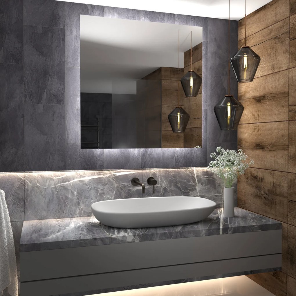 Specchio con luce LED F4