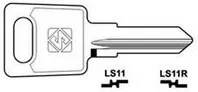 5pz chiavi per cilindri las 6 spine piccole - ls11 dx fer368353