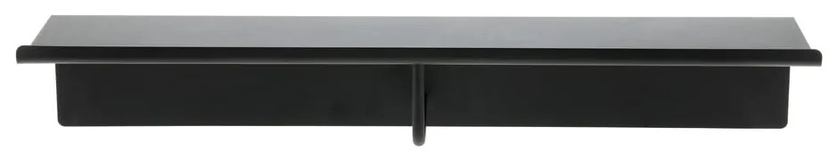 Attaccapanni da parete nero in acciaio con scaffale 21,5 cm A-Coat – Zone