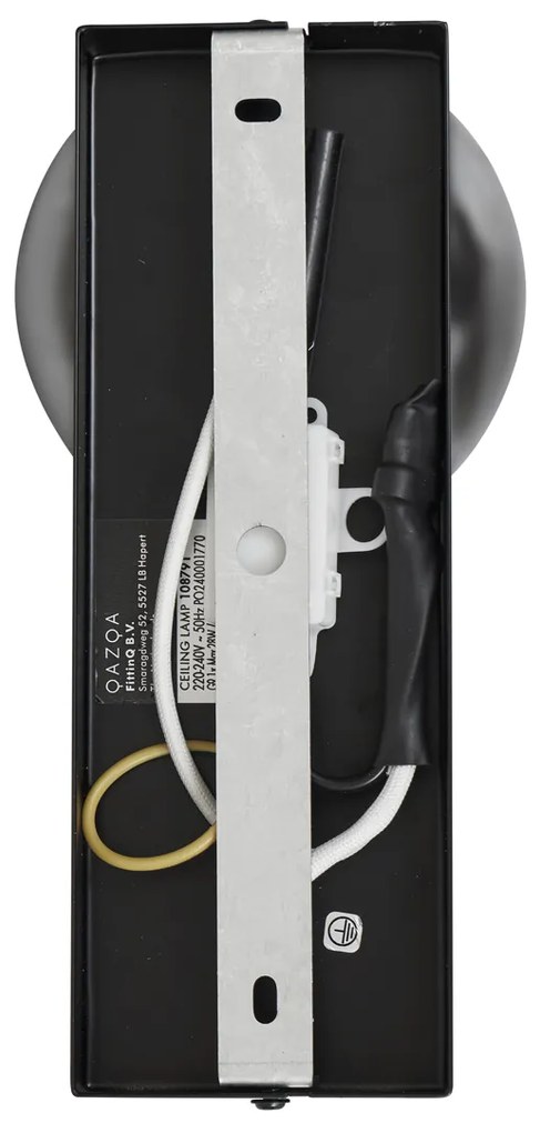 Plafoniera moderna nera a 2 luci inclinabile - Lesly