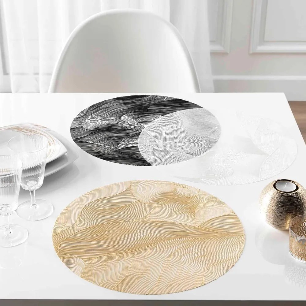 Tovaglietta in plastica ø 38 cm Celeste – douceur d'intérieur