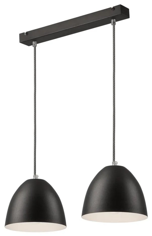 Lampadario a sospensione con filo LIVIA 2xE27/60W/230V