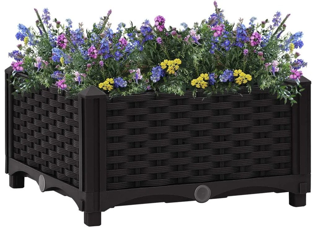 Fioriera Rialzata 40x40x23 Cm İn Polipropilene /