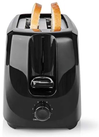 Nedis KABT150EBK - Tostapane due fori 700W/230V nero