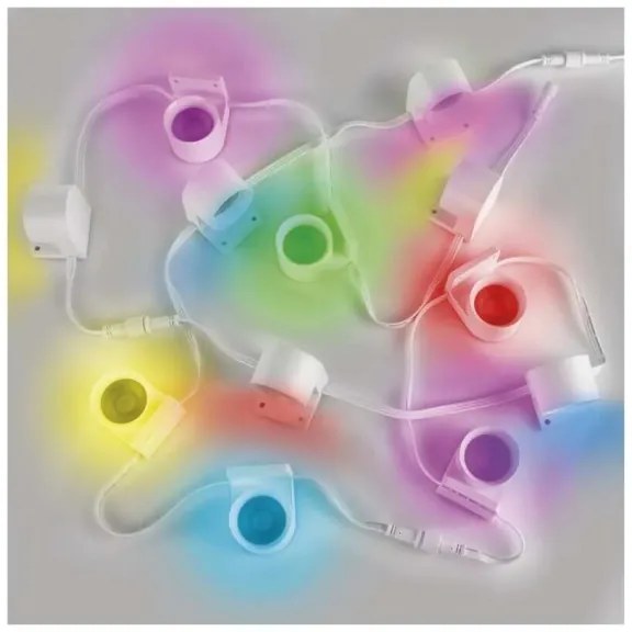 LED RGBIC+CCT Catena decorativa GoSmart 12xLED/7W/230V 255 cm Wi-Fi Tuya