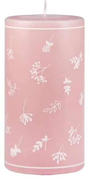 Candela rosa, tempo di combustione 87 h Fleur - Unipar