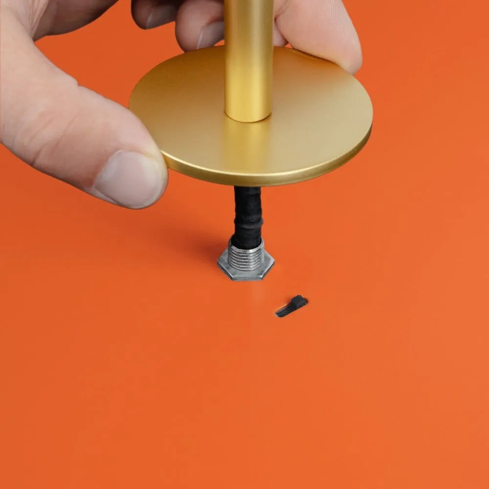 Lampadario LED arancione in metallo con paralume in metallo con intensità regolabile ø 31 cm Asteria Plus – UMAGE