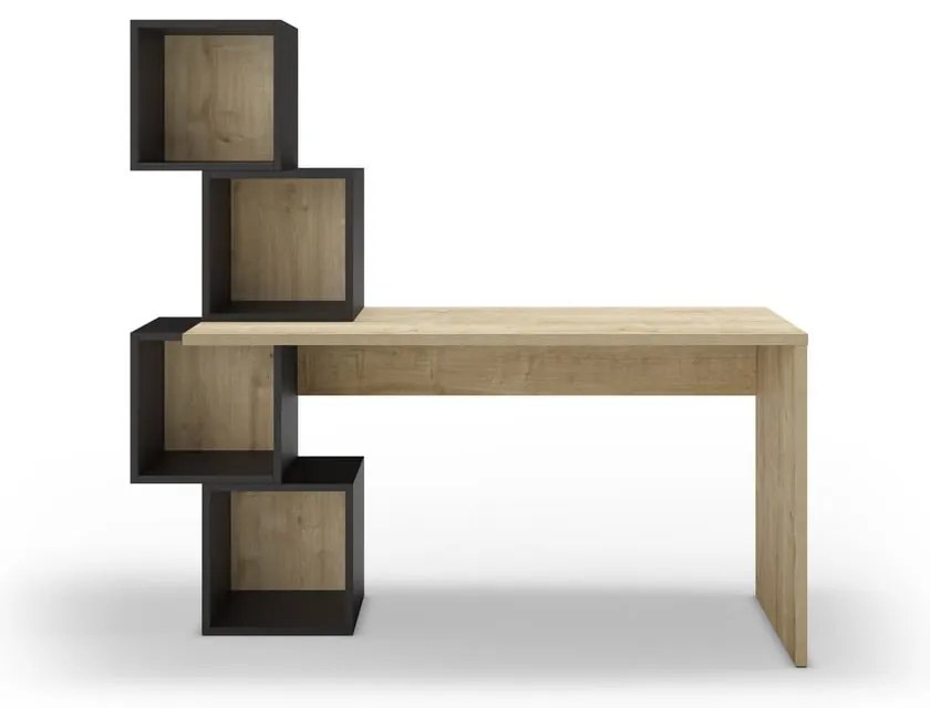 Scrivania in rovere 60x154 cm Cubik - Marckeric