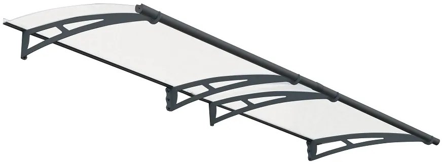 Pensilina per porta in alluminio Aquila 3 m Palram - Canopia antracite