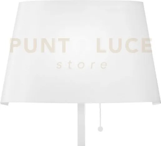 Applique a parete da comodino led wharol bianca 6w 540lm 4000k 25x8...