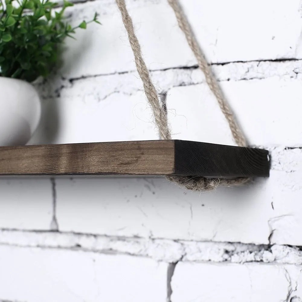 Scaffale in legno appeso Hang - Evila Originals