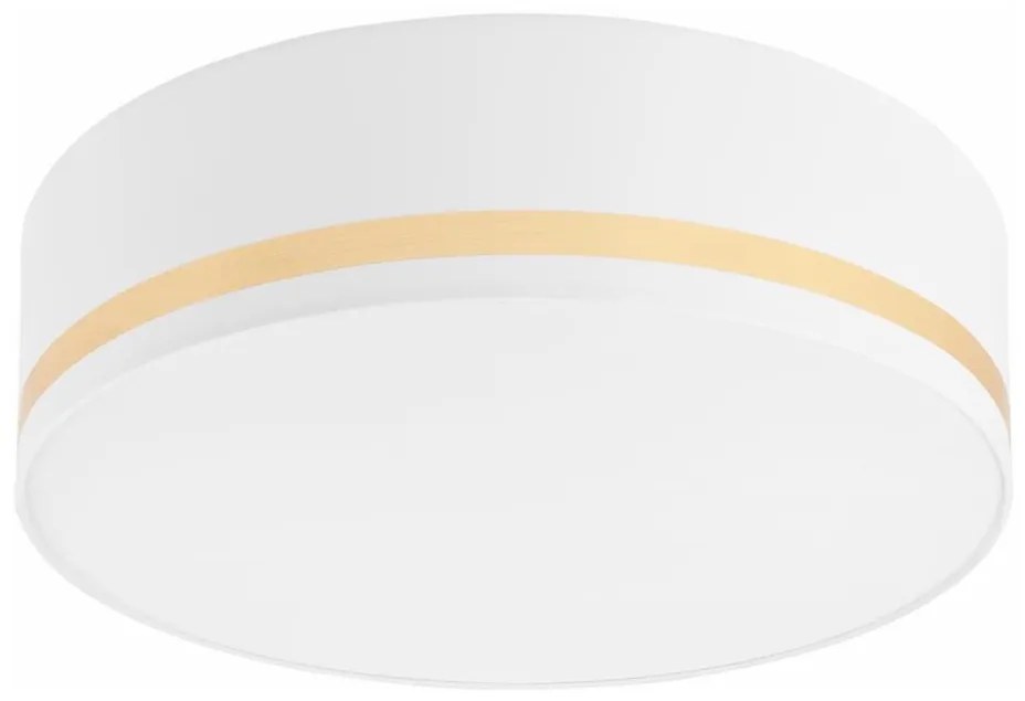 Plafoniera SIRJA STRIPE 4xE27/15W/230V diametro 45 cm bianco