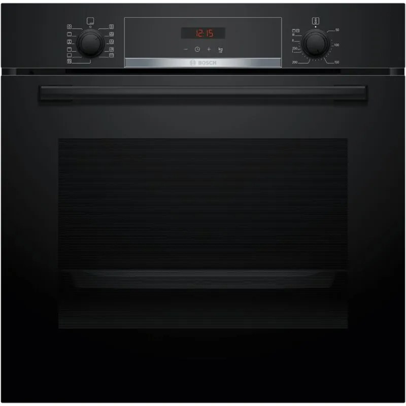 Bosch - Serie 4 HBA574BB3 Forno multifunzione Pirolitico Nero Classe a+. Dimensione del forno: Media, Tipo di forno: Forno elettrico, Capacità