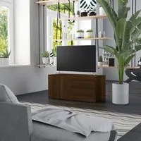 Mobile Porta TV Rovere Marrone 80x34x36 cm in Legno Multistrato cod 10998