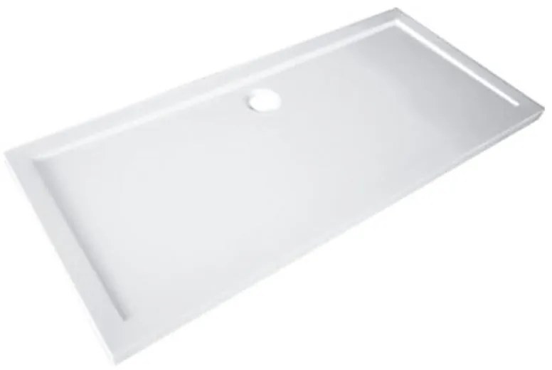 Piatto doccia SENSEA in pmma Essential bianco L 80 x L 140 x H 5 cm lucido