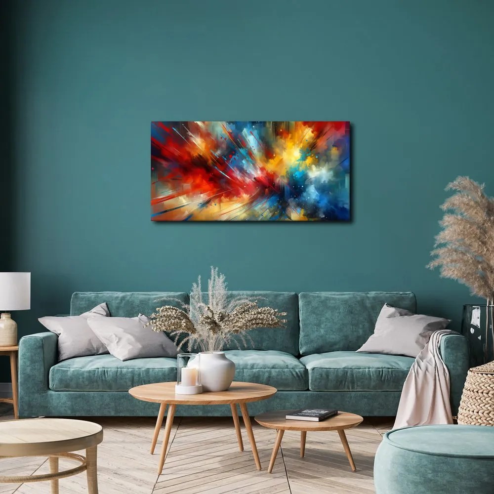 Quadro su tela – Universo colorato in movimento