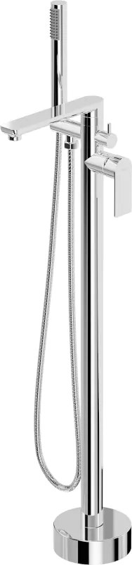 Mexen Leda rubinetto da bagno autoportante, cromo - 75633-00