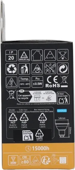 Aigostar - Lampadina LED RGBW GU10/4,8W/230V 3000K + telecomando
